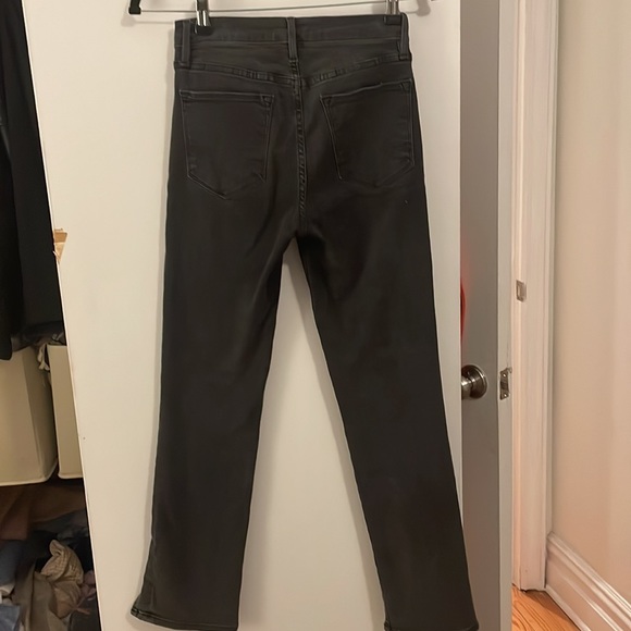 Black FRAME denim jeans with slits at ankles - Picture 2 of 2
